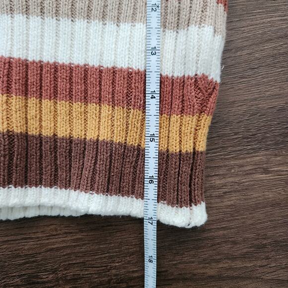 Hollister Bell Sleeve Striped Knit Sweater Top XS Y2K Retro - Picture 8 of 8